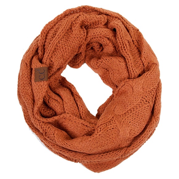 C.C 3pc Knit Warm Pom Beanie Gloves Scarves Set main image 5